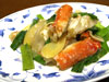 ５月　広東料理　姜葱焗 大蟹　タラバ蟹と国産ネギ・ショウガ炒め